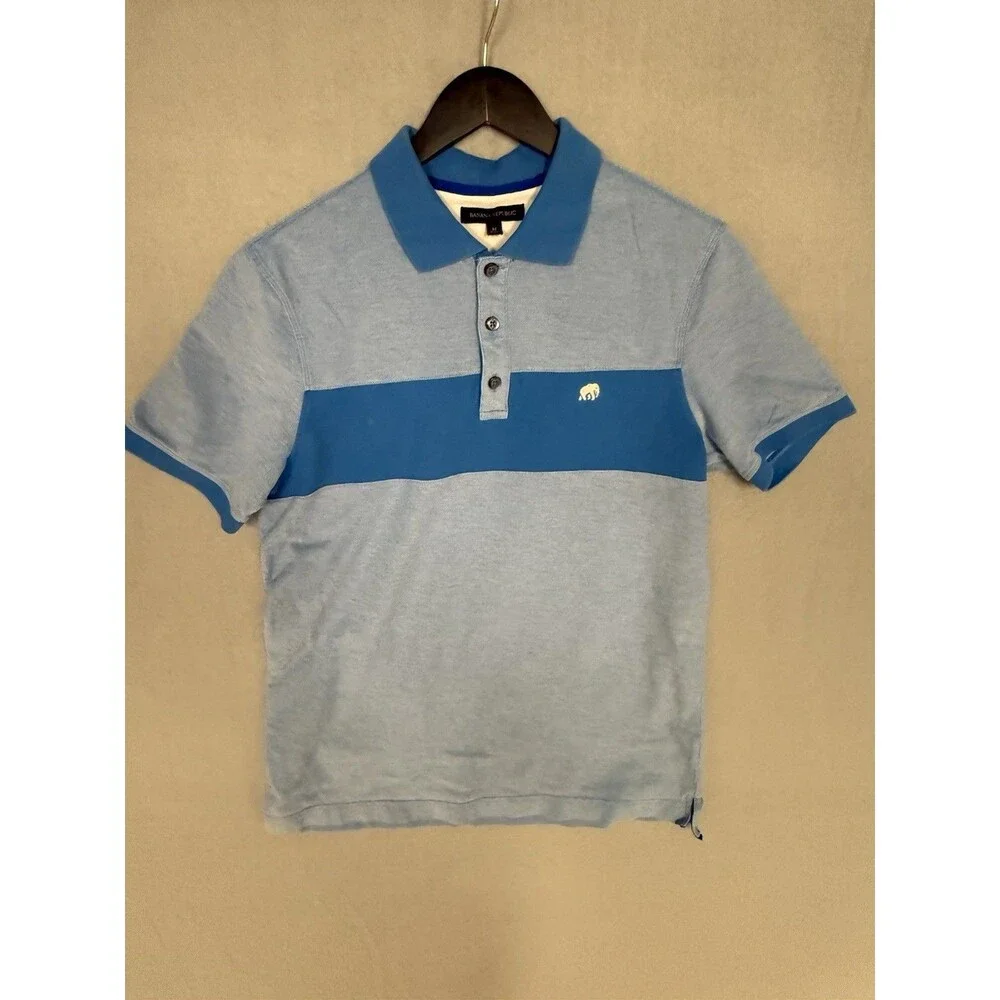 Banana Republic Men's Heritage Elephant Logo Polo Shirt - Size M